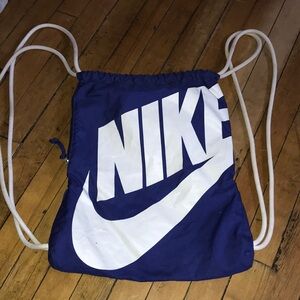 Nike Men's Blue Drawstring Gym Sack